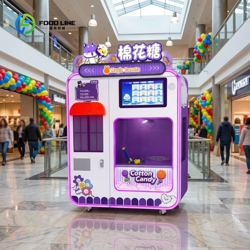 Candy Floss Machine - Máquina Expendedora de Algodón de Azúcar