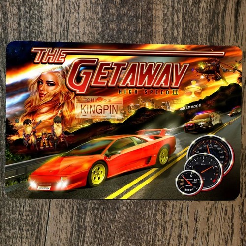 Arcade Games & Vending Llc Photos - Letrero Metálico de Pared The Getaway