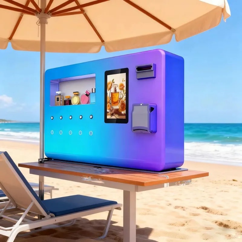 Máquina expendedora de perfume - Vending Machine Qr Code reseña y precio