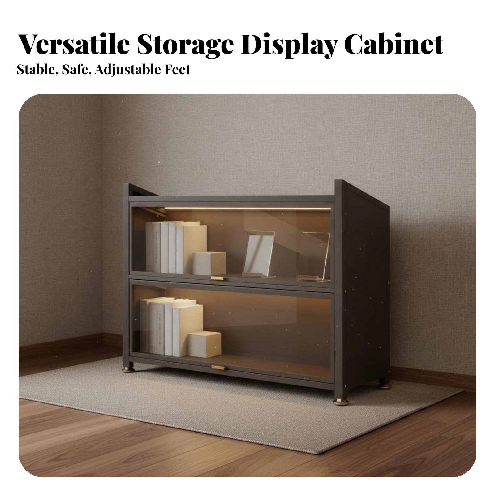 Vitrina para Figuras, Diseño R - Glass Cabinet Display reseña y precio