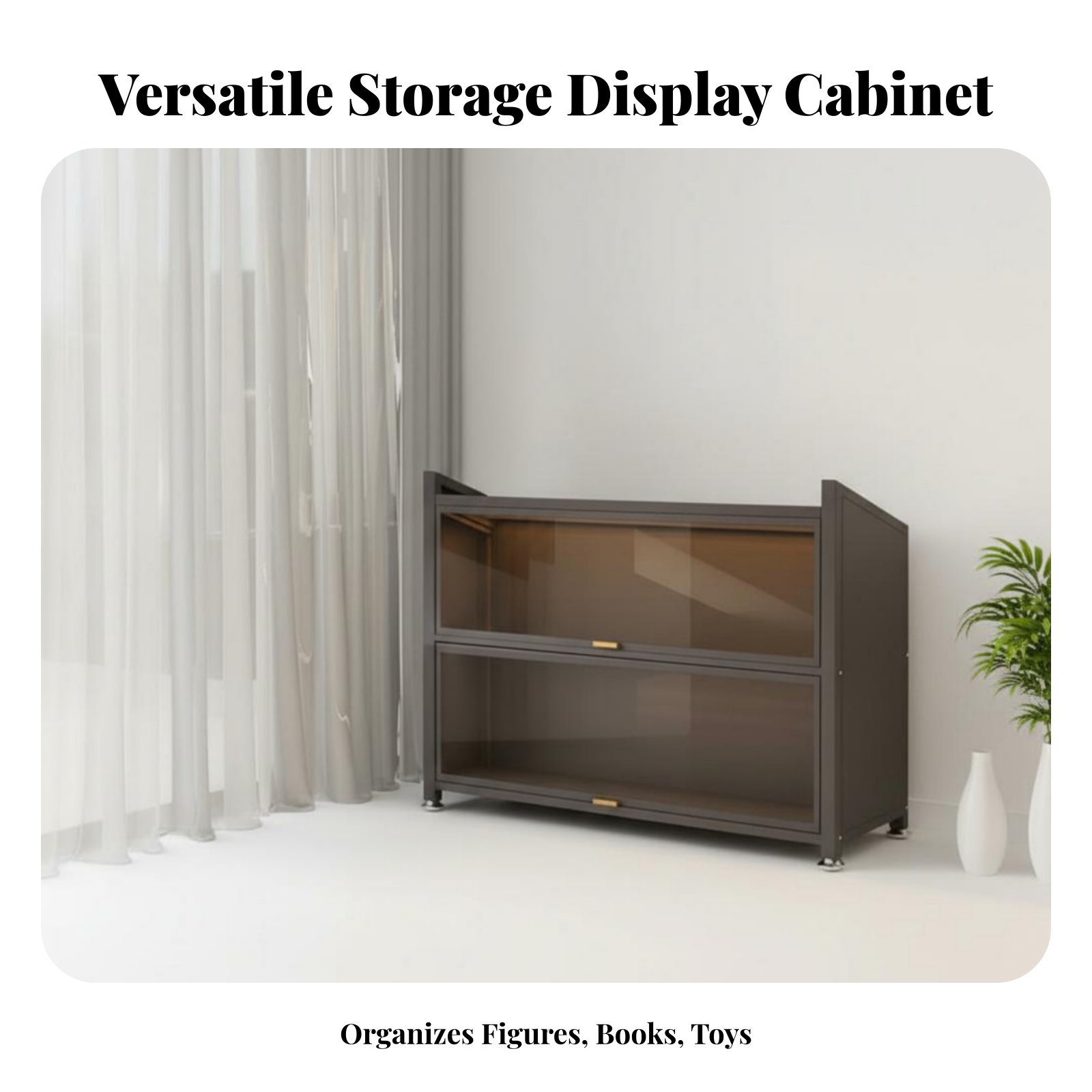 Vitrina para Figuras, Diseño R - Glass Cabinet Display reseña y precio