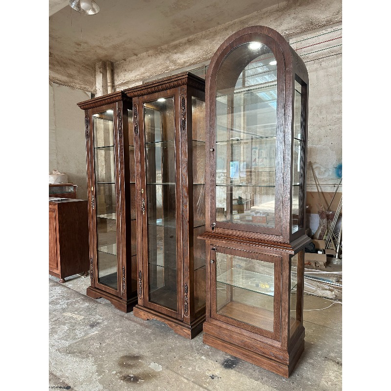 Vitrina de exhibición de antig - Glass Cabinet Display reseña y precio