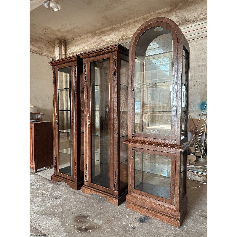 Vitrina de exhibición de antig - Glass Cabinet Display reseña y precio
