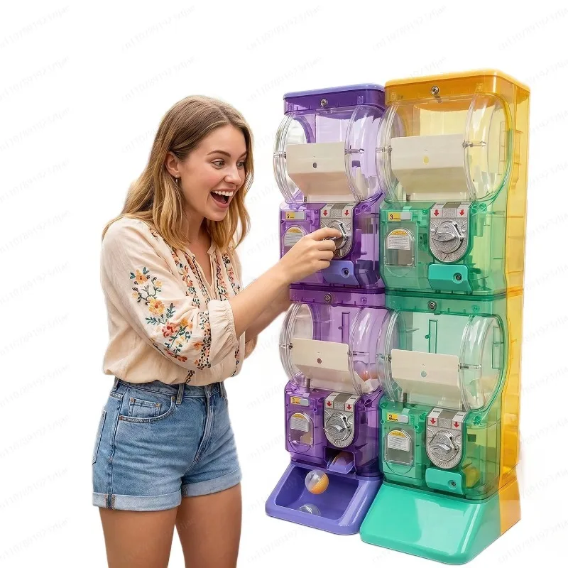 Máquina Gashapon Transparente  - Arcade Vending Machines reseña y precio
