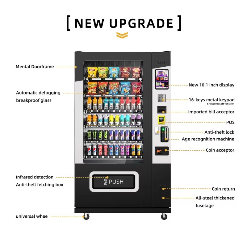 Máquina Expendedora de Bebidas - Vending Machine Qr Code reseña y precio
