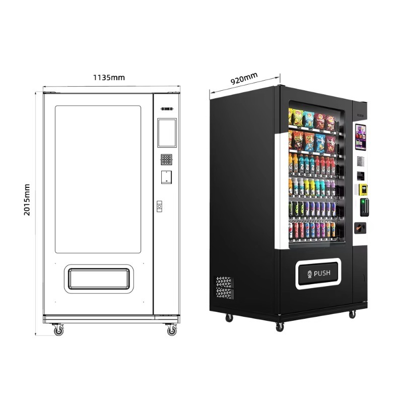 Máquina Expendedora de Bebidas - Vending Machine Qr Code reseña y precio