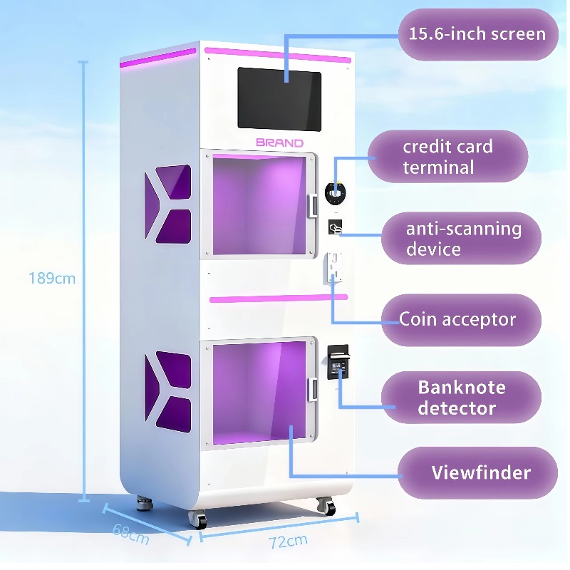 Máquina expendedora personaliz - Vending Machine Qr Code reseña y precio
