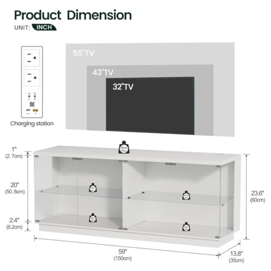 Vitrina de exhibición grande d - Glass Cabinet Display reseña y precio