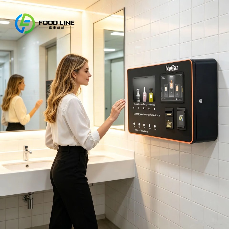 Máquina expendedora de perfume - Vending Machine Qr Code reseña y precio