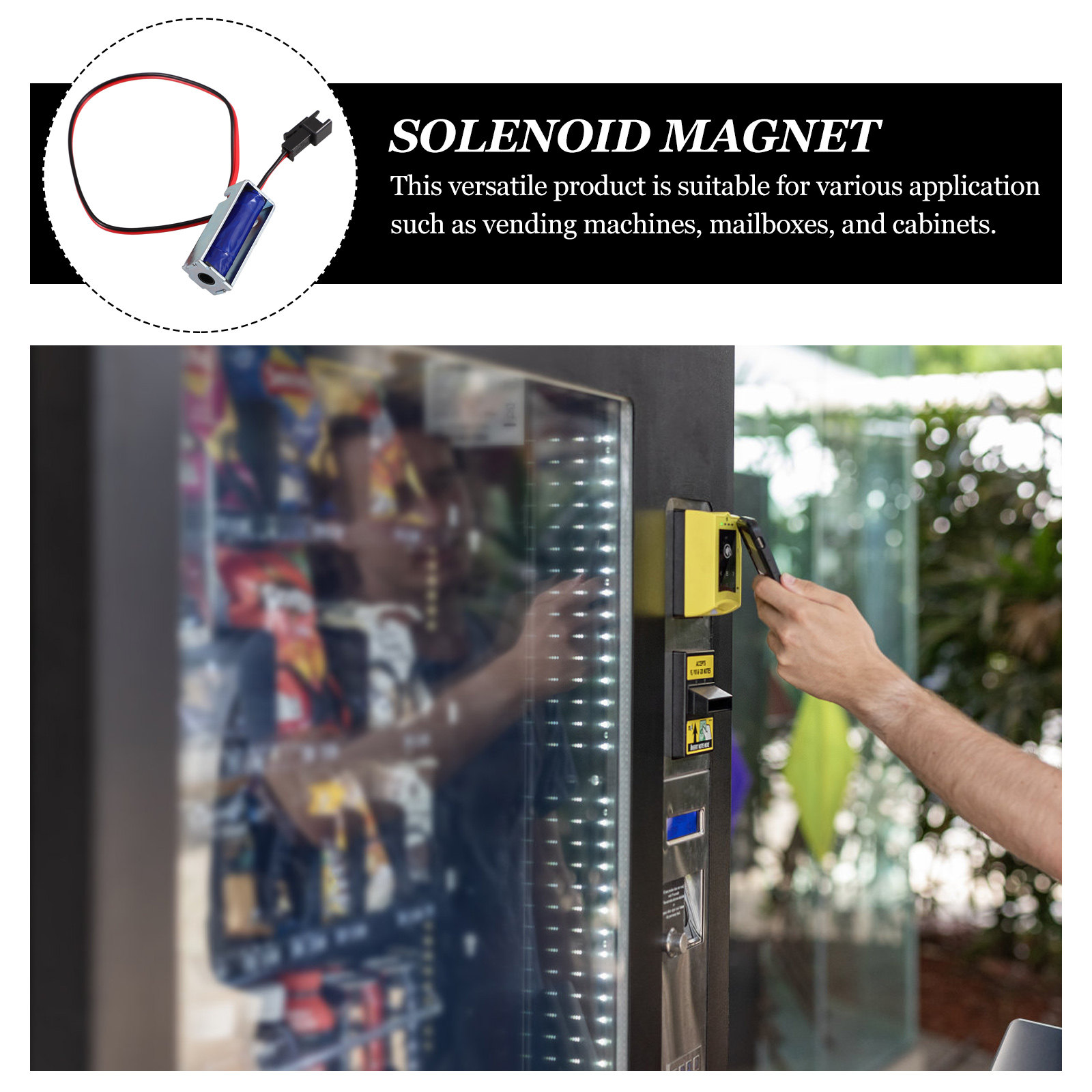 Electroimán Solenoide de 12V,  - Open Vending Machine reseña y precio